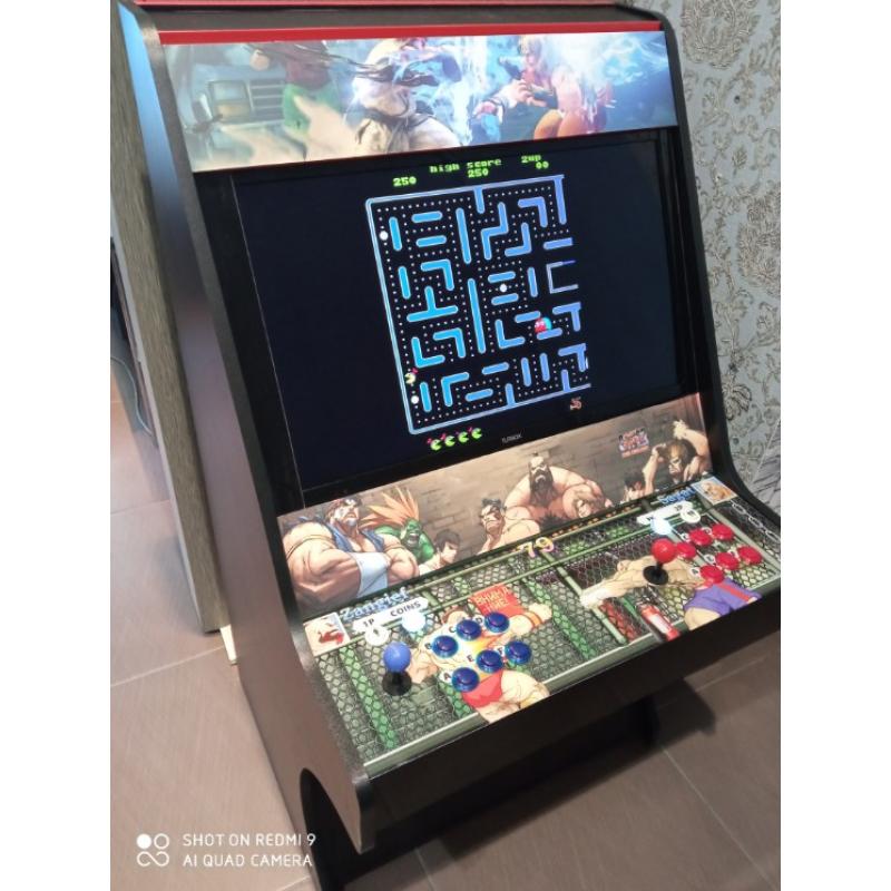 Arcade retro cabin ηλεκτρονικών παιχνιδιών  χειροποίητη με τα τοπ 1500 παιχνίδια